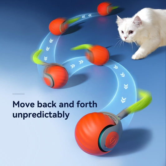 Rolling Ball Pet Toy 🪩🐈🐾