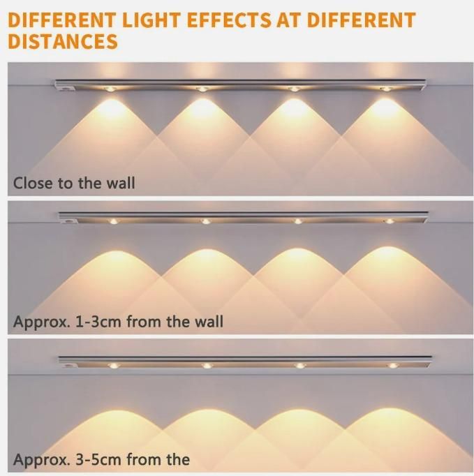 Smart LED Cabinet Light with Motion Sensor – Stick-On & Magnetic 💡