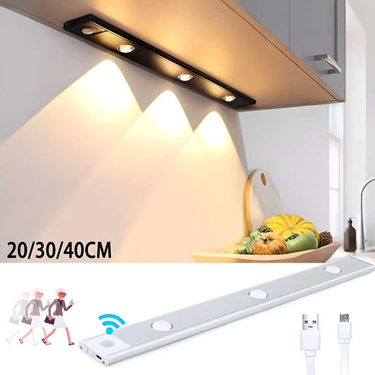 Smart LED Cabinet Light with Motion Sensor – Stick-On & Magnetic 💡